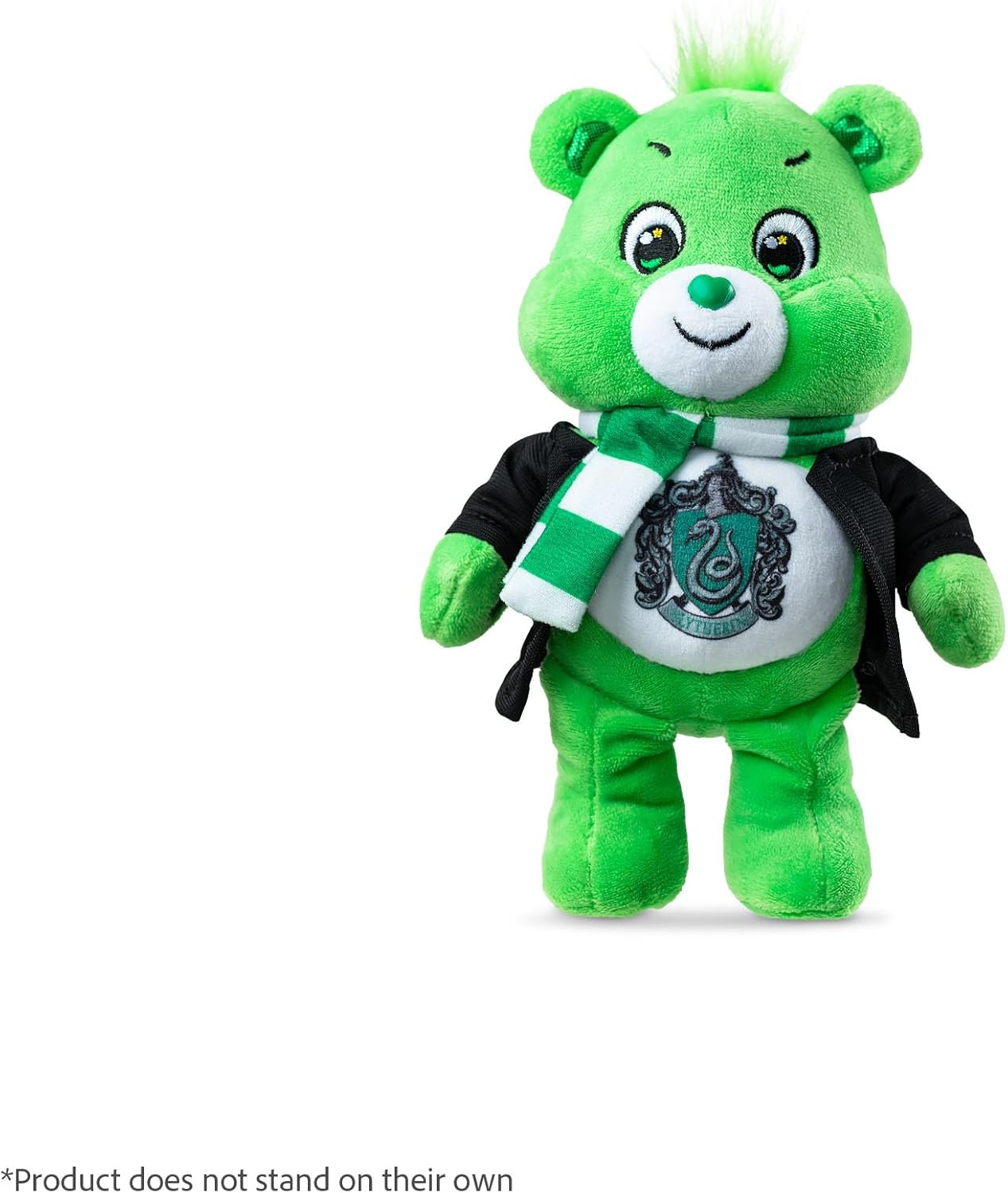 Care Bears x Harry Potter Slytherin Good Luck Bear 20cm Plush – Official Hogwarts House Collectible Soft Toy, Ages 4+