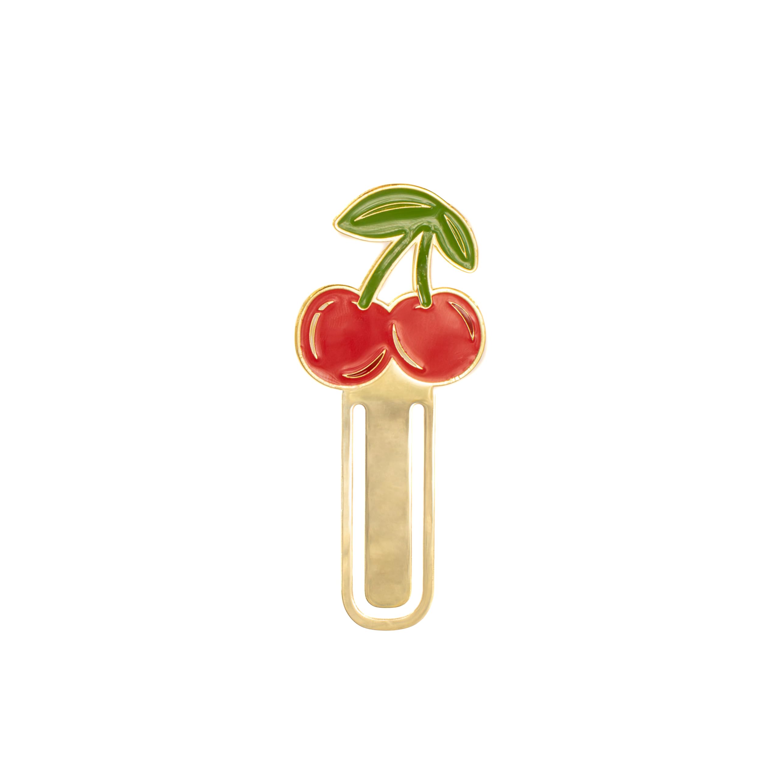 Sass & Belle Cherry Metal Bookmark