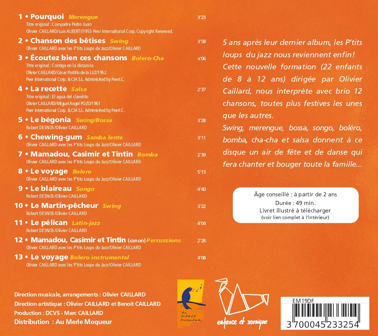 Fiesta ! - les P'Tits Loups du Jazz: FIESTA - LES PTITS LOUPS DU JAZZ - ENFANCE ET MUSIQUE