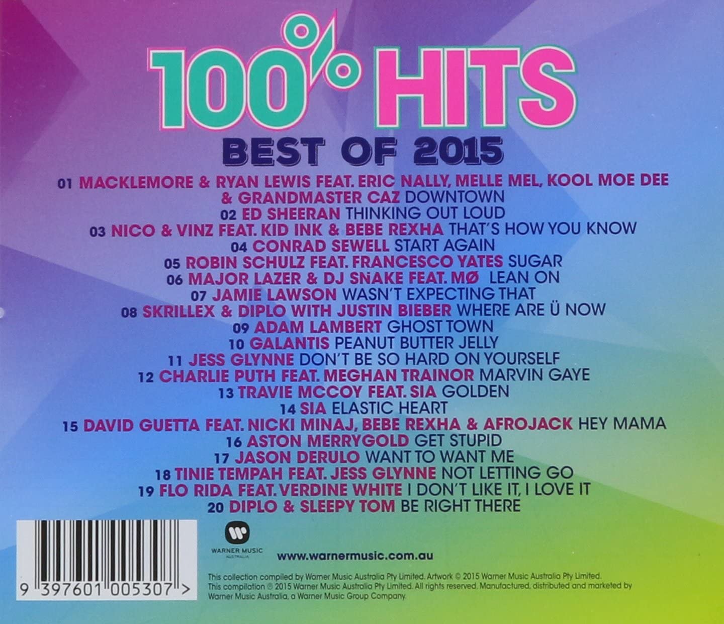100% Hits Best of 2015