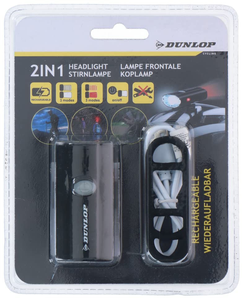 Dunlop 2in1 Hoofdlamp