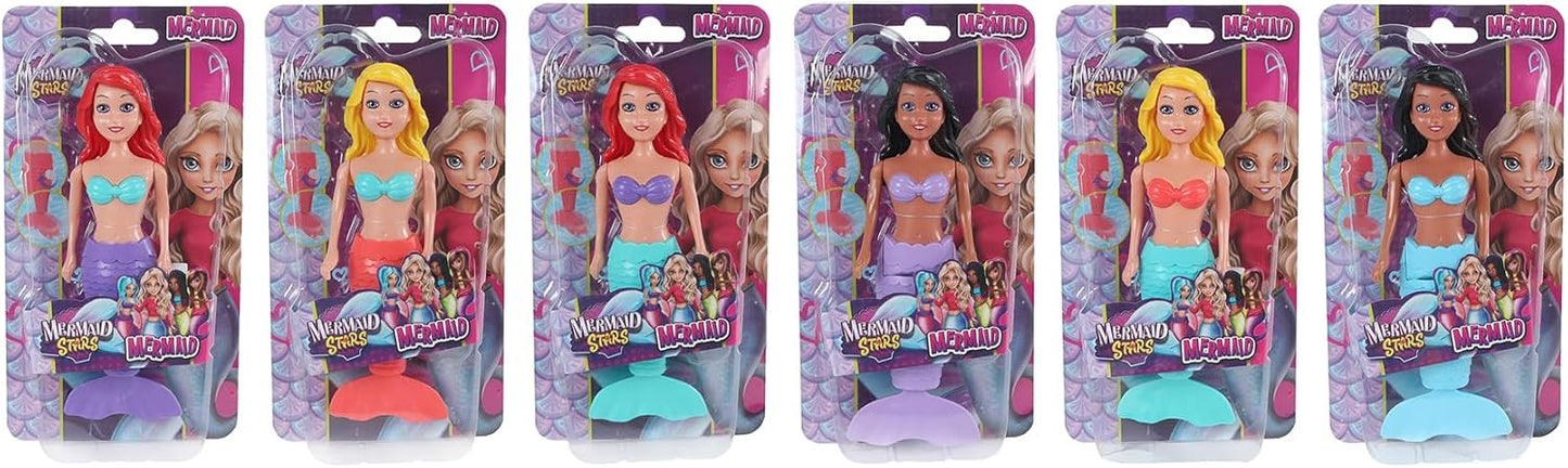 Van Manen zeemeermin speelgoed met opwindfunctie 18,5cm - Mermaid Stars