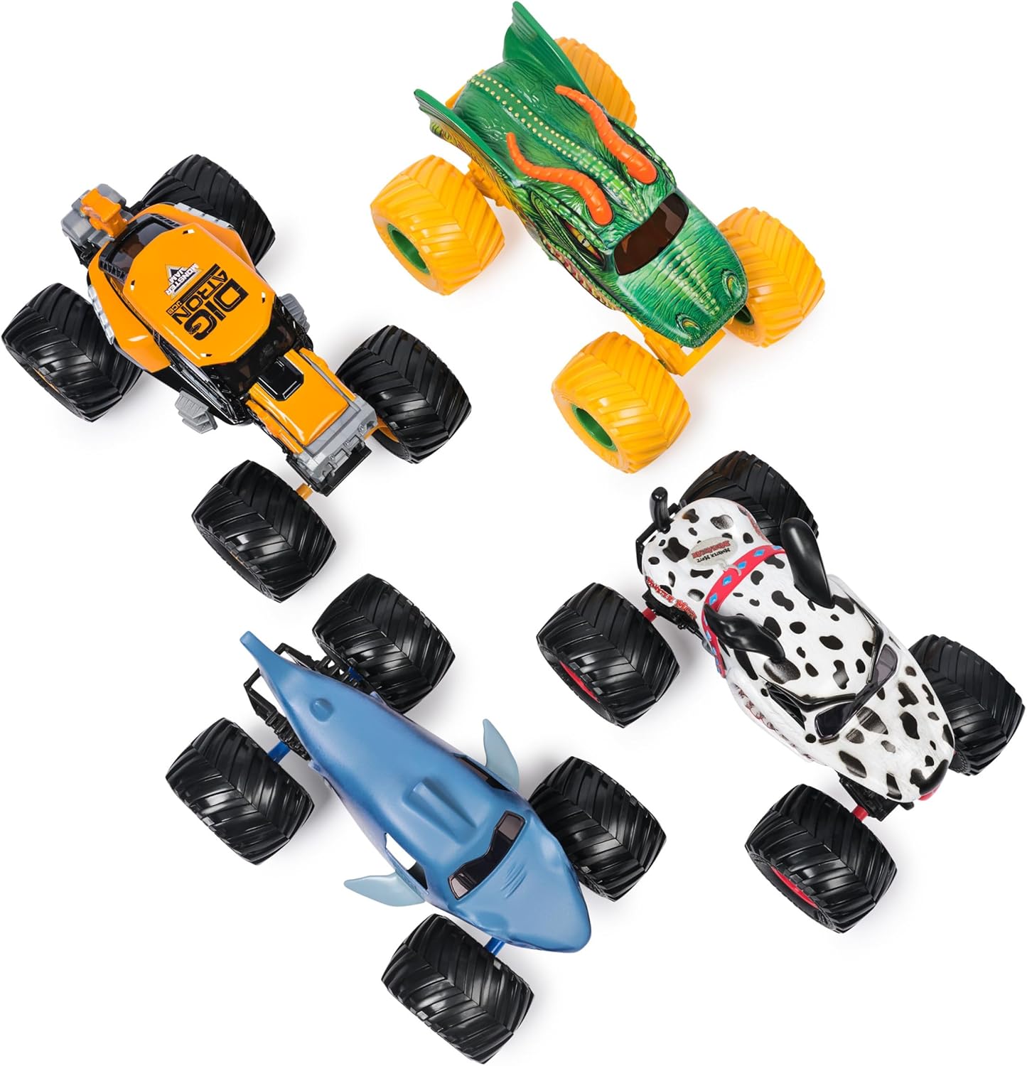 Monster Jam, Dalmatian 1-24 Scale Monster Truck, Collector Die-Cast Vehicle