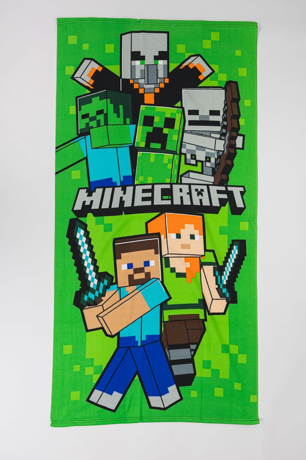 Minecraft Beach Towel 70x140cm 100% Polyester