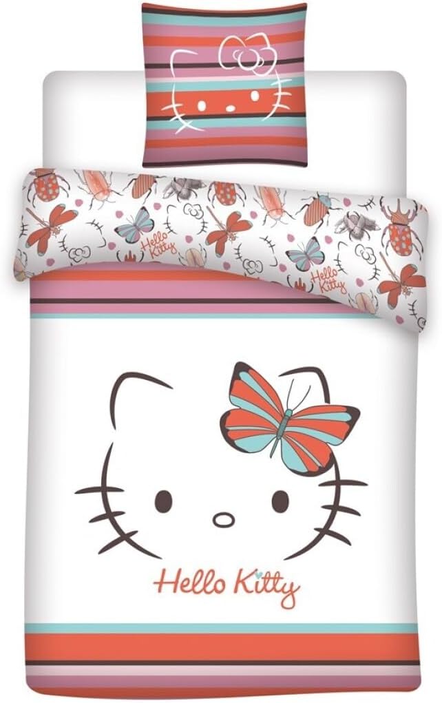 Hello Kitty - Duvet Cover 140x200cm + 65