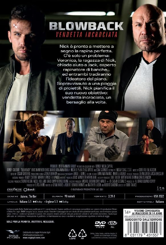 Dvd Blowback - Vendetta Incrociata