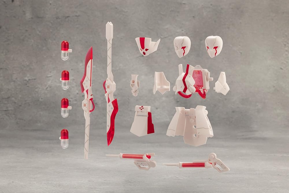 Infinite Encounter Megalomaria Metamorphose Unit, X-Armor White Nurse, Total Length: Approx. 8.1 inches (208 mm), Non-scale, Plastic Model
