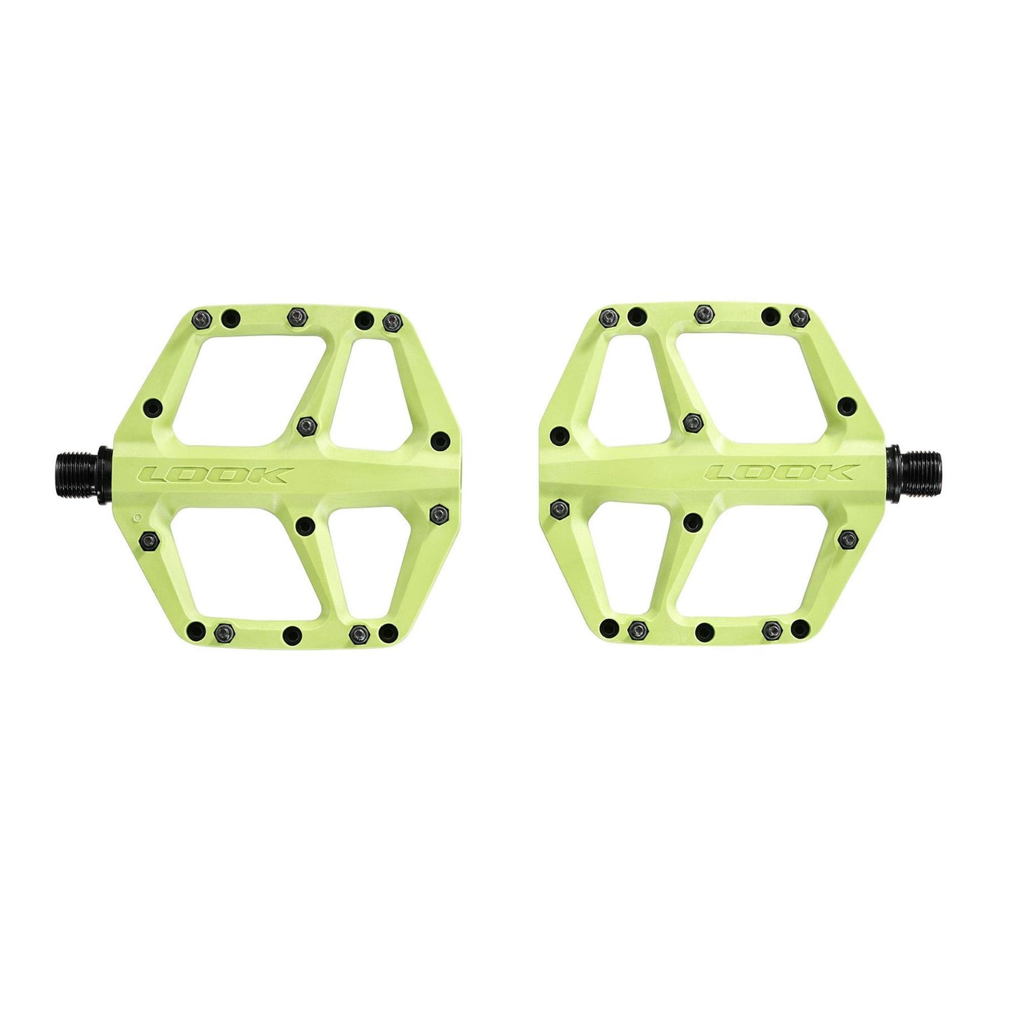 Look Trail Roc Fusion Flat MTB Pedals Lime