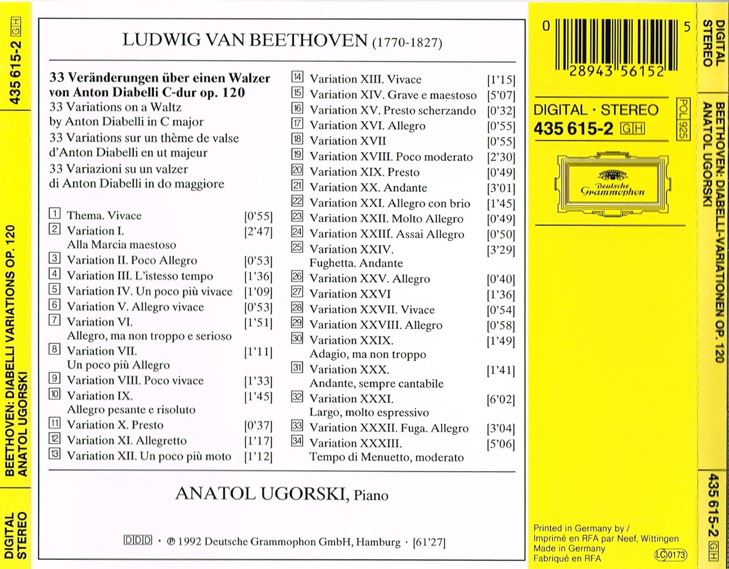 Diabelli - Variationen