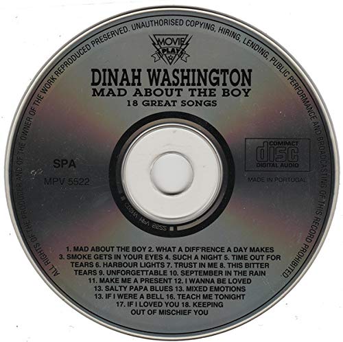 Dinah Washington - Man About The Boy