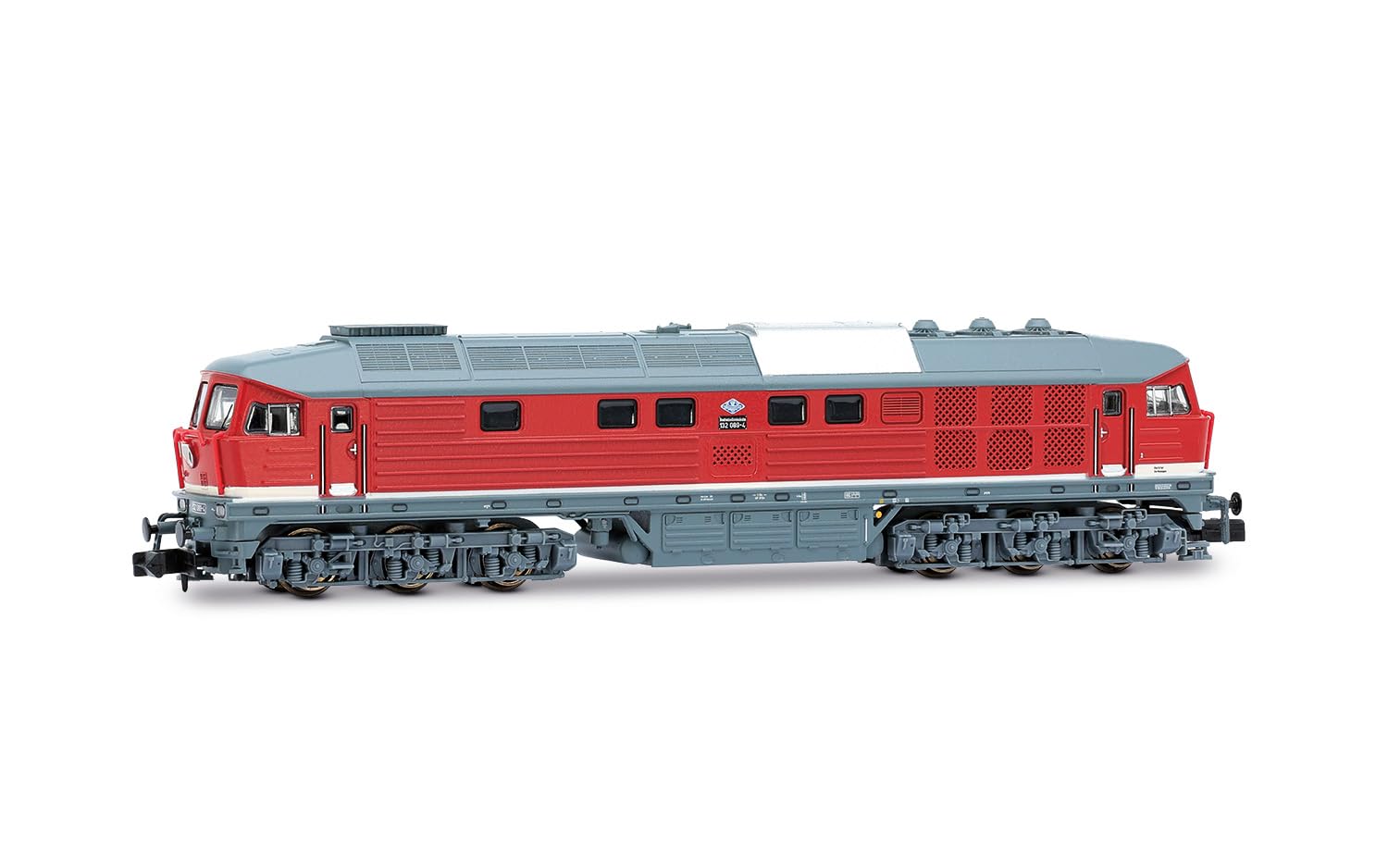 Arnold HN2658 DR, Diesellokomotive 132 089-4, rot mit grauem Dach, Epoche IV Lokomotive - Diesel