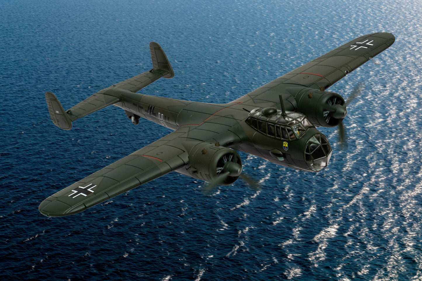 Corgi AA38809 Dornier D017Z-5, W.Nr.2787, 7T+HH, Oktober 1940, Flugzeugmodell aus Metallguss, Sammlerstück