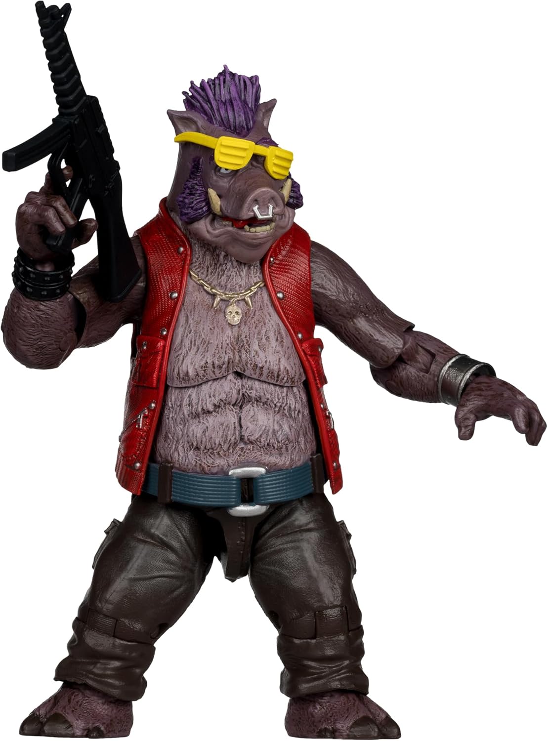 McFarlane Teenage Mutant Ninja Turtles (Page Punchers) Bebop 5in Action Figure with Comic Toys