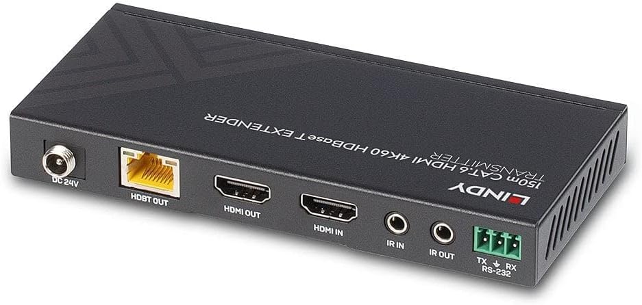 LINDY Extender HDBaseT Cat.6 HDMI 4K60, IR & RS-232, 150 m