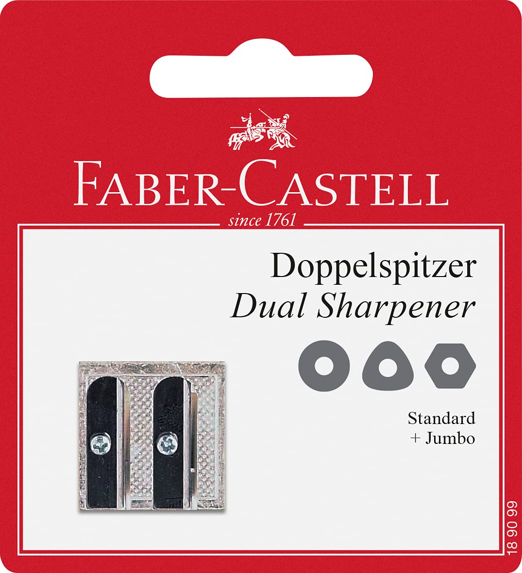 Faber Castell 189099 Metal Double Sharpener