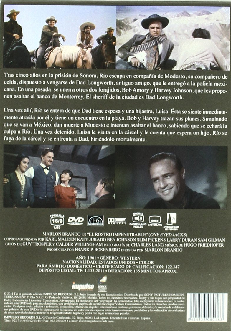 Rostro Impenetrable, El (1 Dvd Con Libreto) (One Eyed Jacks) (Import