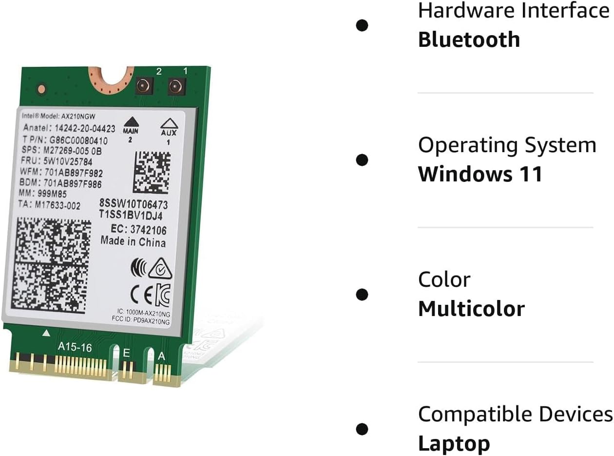 Intel WiFi Netzwerkadapter M.2 2230M.2 1
