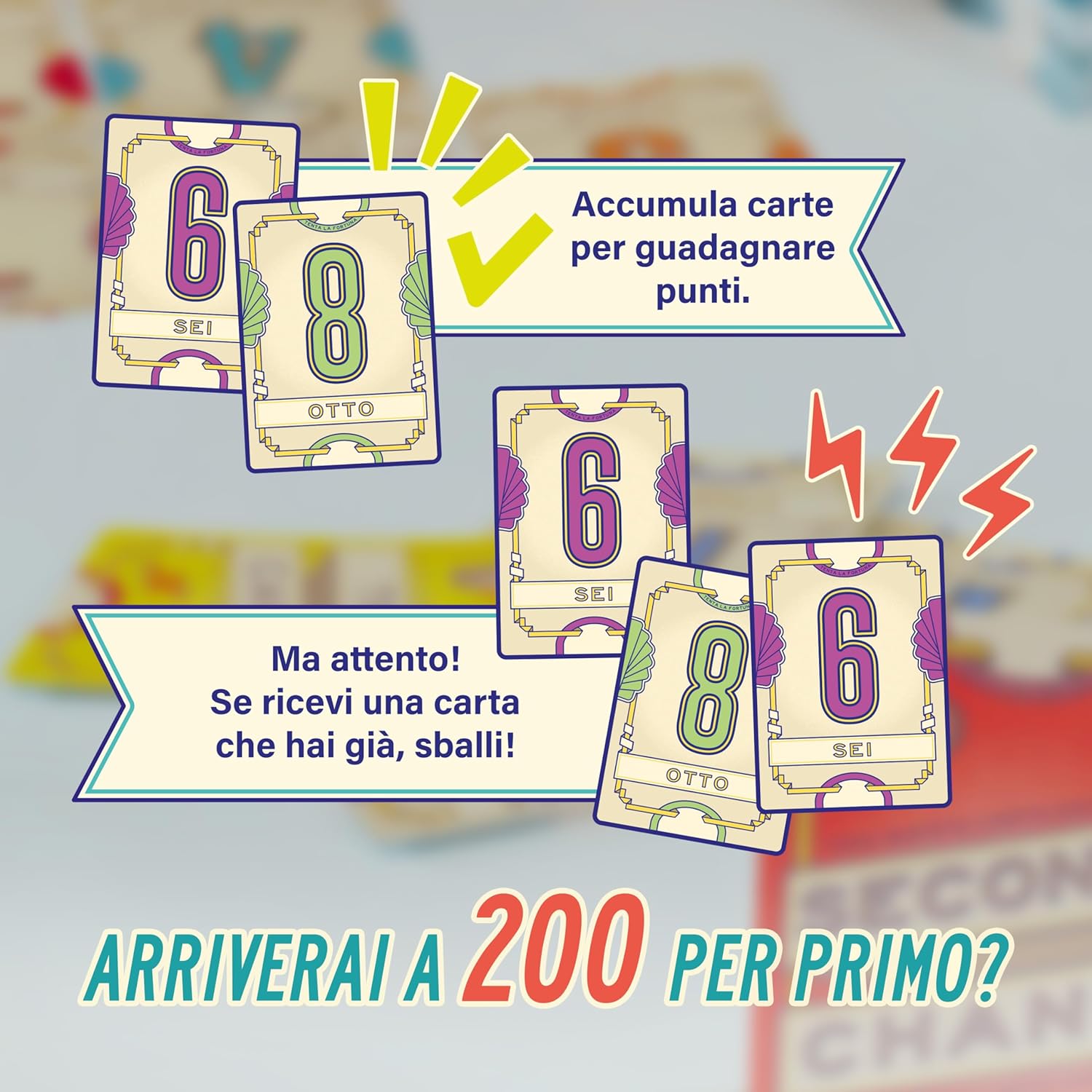 Flip 7 - Gioco di Carte in Italiano per Tutti - Party Game - Gioco Competitivo per 3+ Giocatori