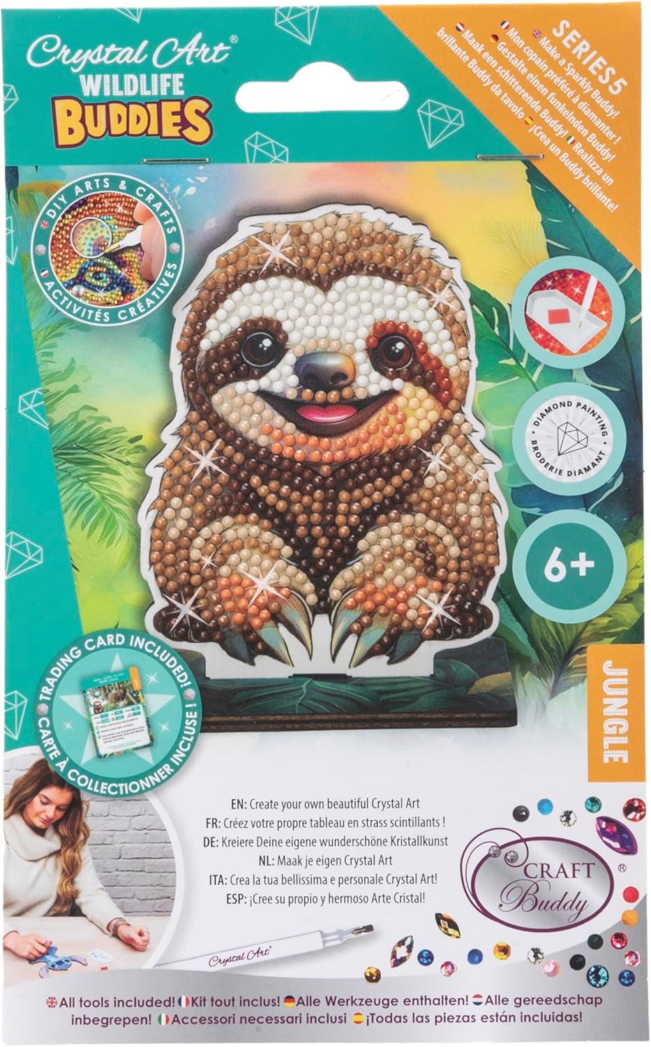 Sloth Crystal Art Buddy