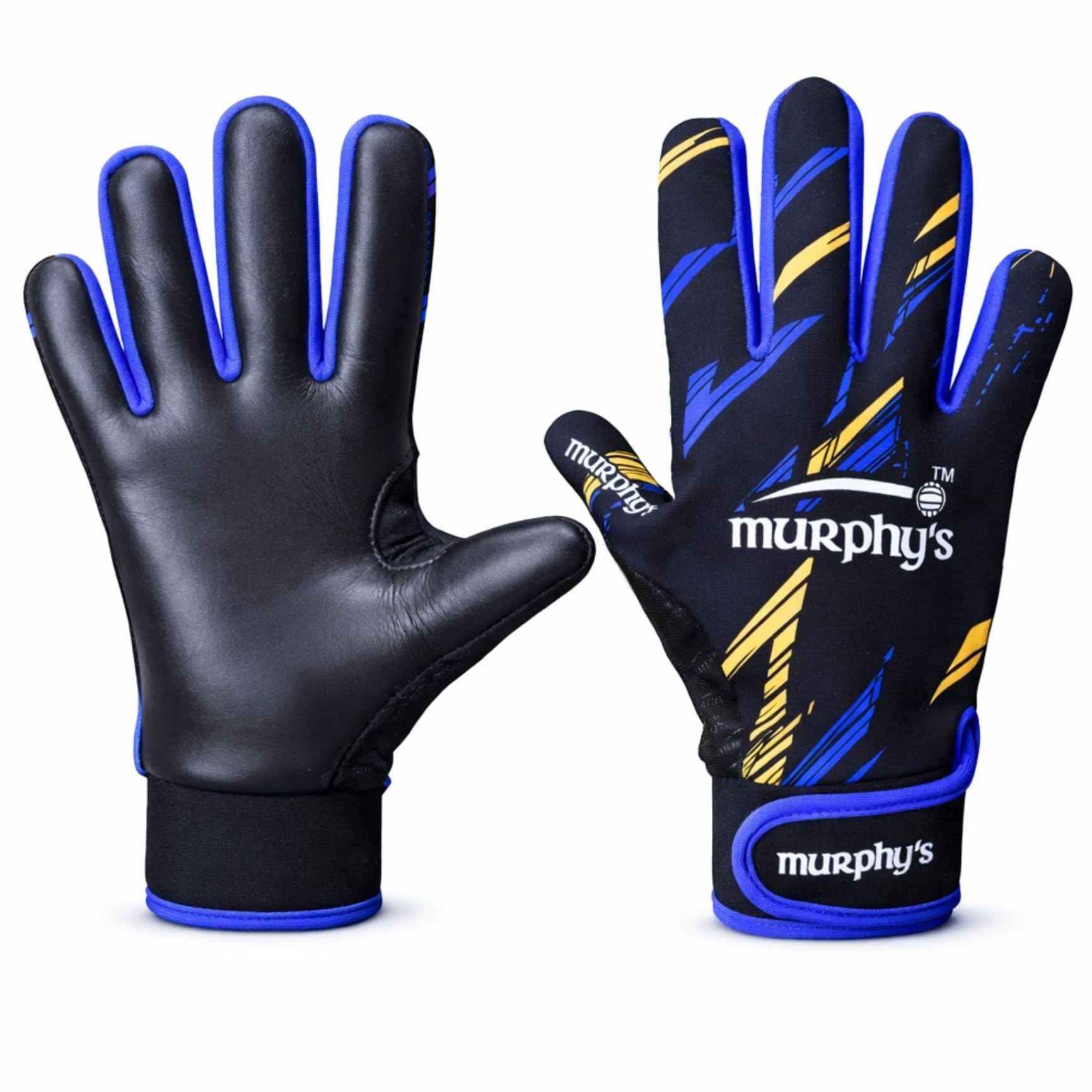 Murphy's Vision Gaelic Gloves, GAA Premium Latex Grip, Ventilated Finger Inset, Adjustable Wrist Strap, Wet Weather Ball Control