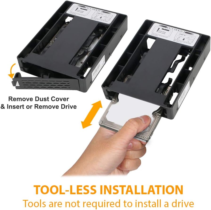 ICY Dock EZConvert Lite MB882SP-1S-3B 2.5-Inch. to 3.5- Inch. ATA SSD/HDD Converter / Mounting Kit