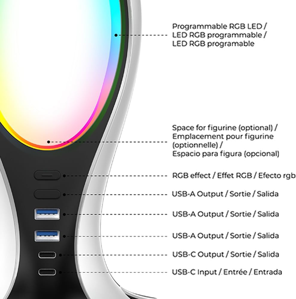 Electra LED Gamer Headset Stand