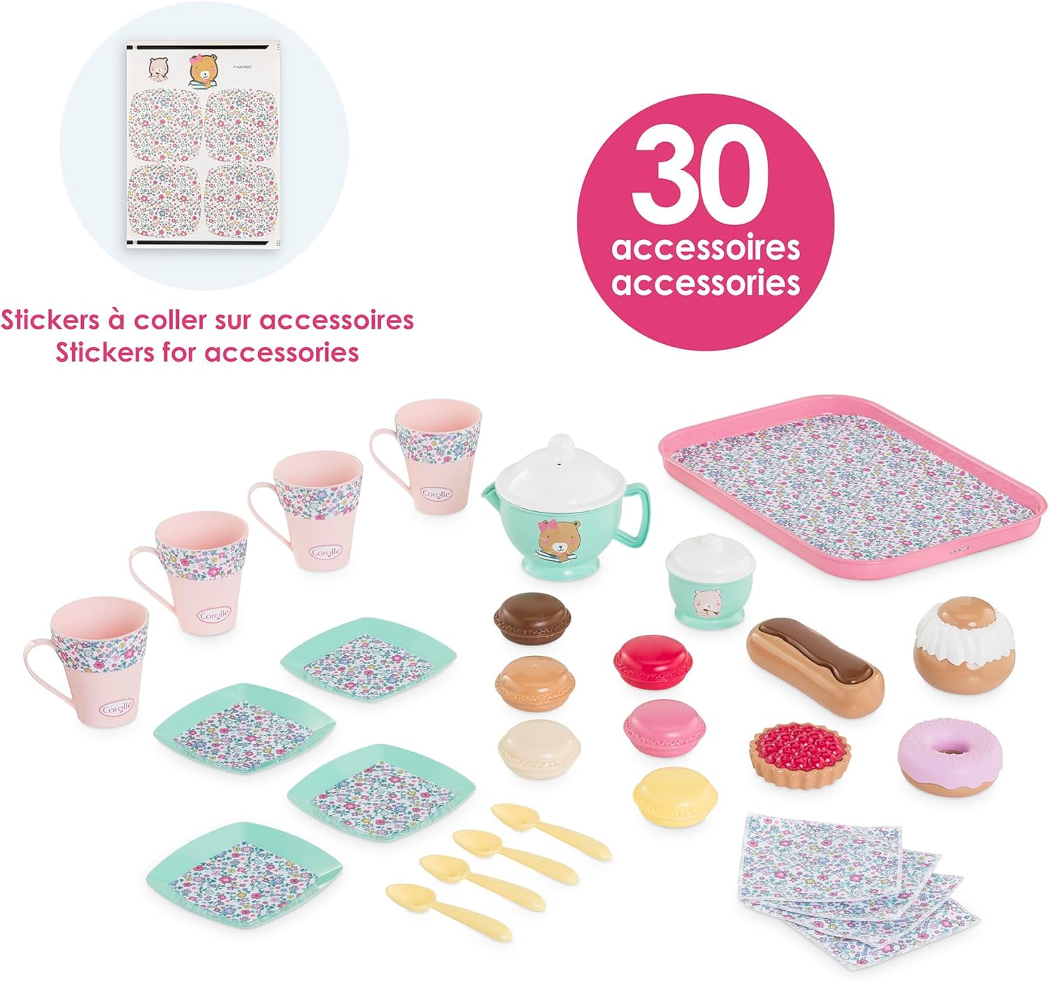 Corolle - Corolle Mijn Thee Set voor Babypop 30dlg.