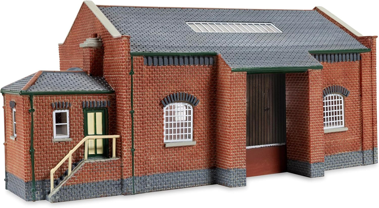 Hornby TT TT9020 Goods Shed - Red Brick Collection, Railway - Accessories - Resin Building, for ages +14 Years