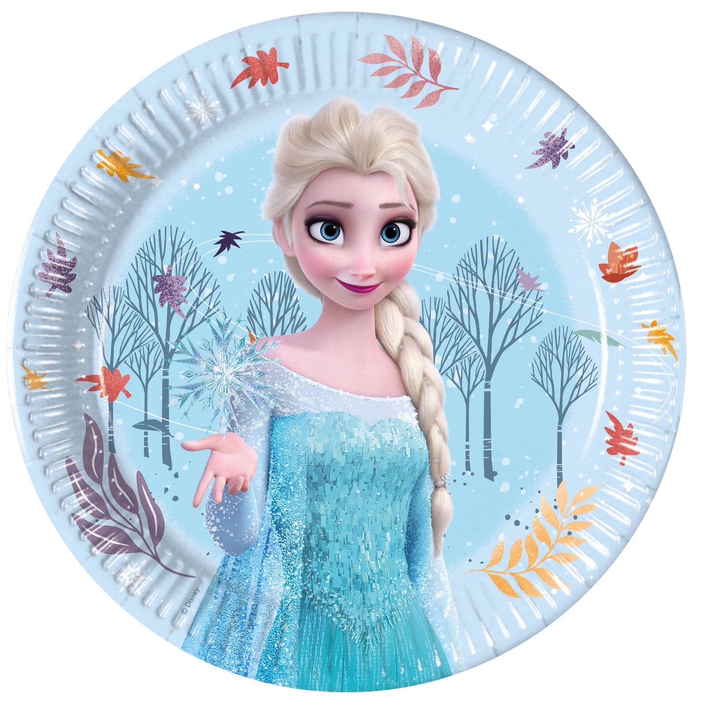 Frozen Idyllic Wonder FSC Piatti di carta Next Generation Medium 20 cm 8 ct