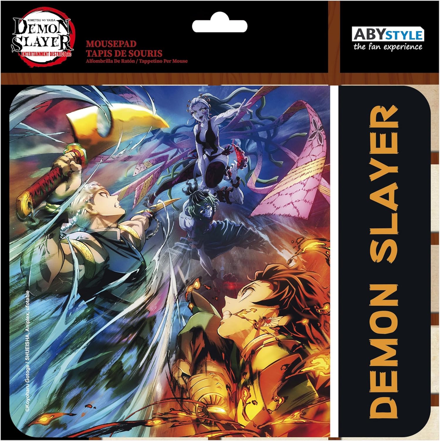 ABYstyle - Demon Slayer muismat, zacht, Key Art S2