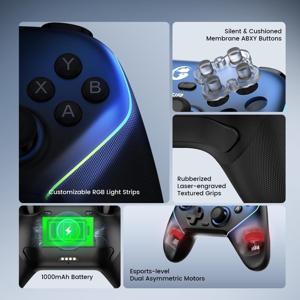 Gamesir - Super Nova Multiplatform Gamepad (Hall-Effect Sticks) - Whipped Pink
