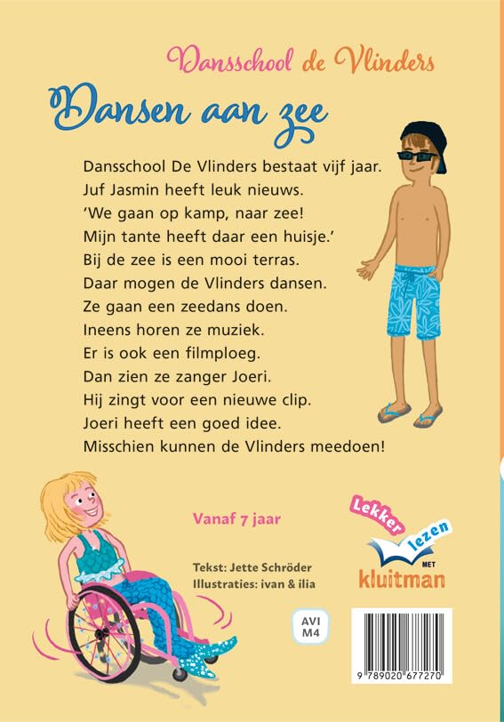 Uitgeverij Kluitman - Dansschool De Vlinders. Dansen Aan Zee AVI M4