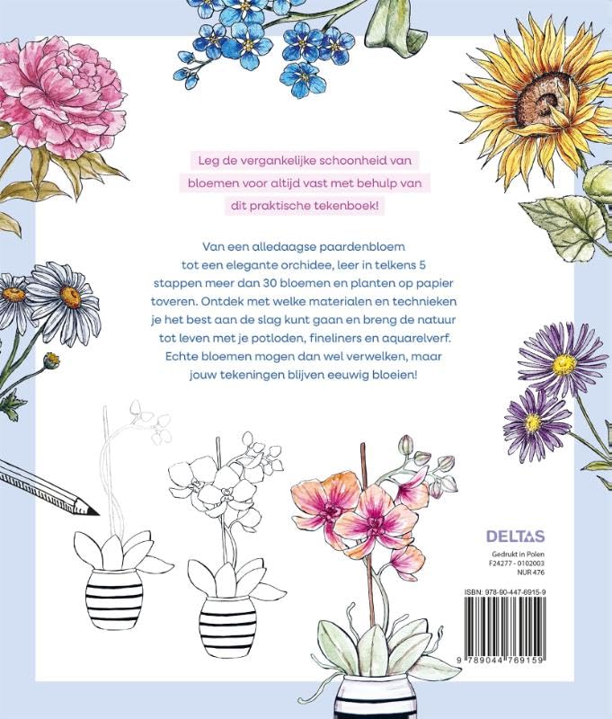 Deltas - Stap Voor Stap Bloemen Leren Tekenen