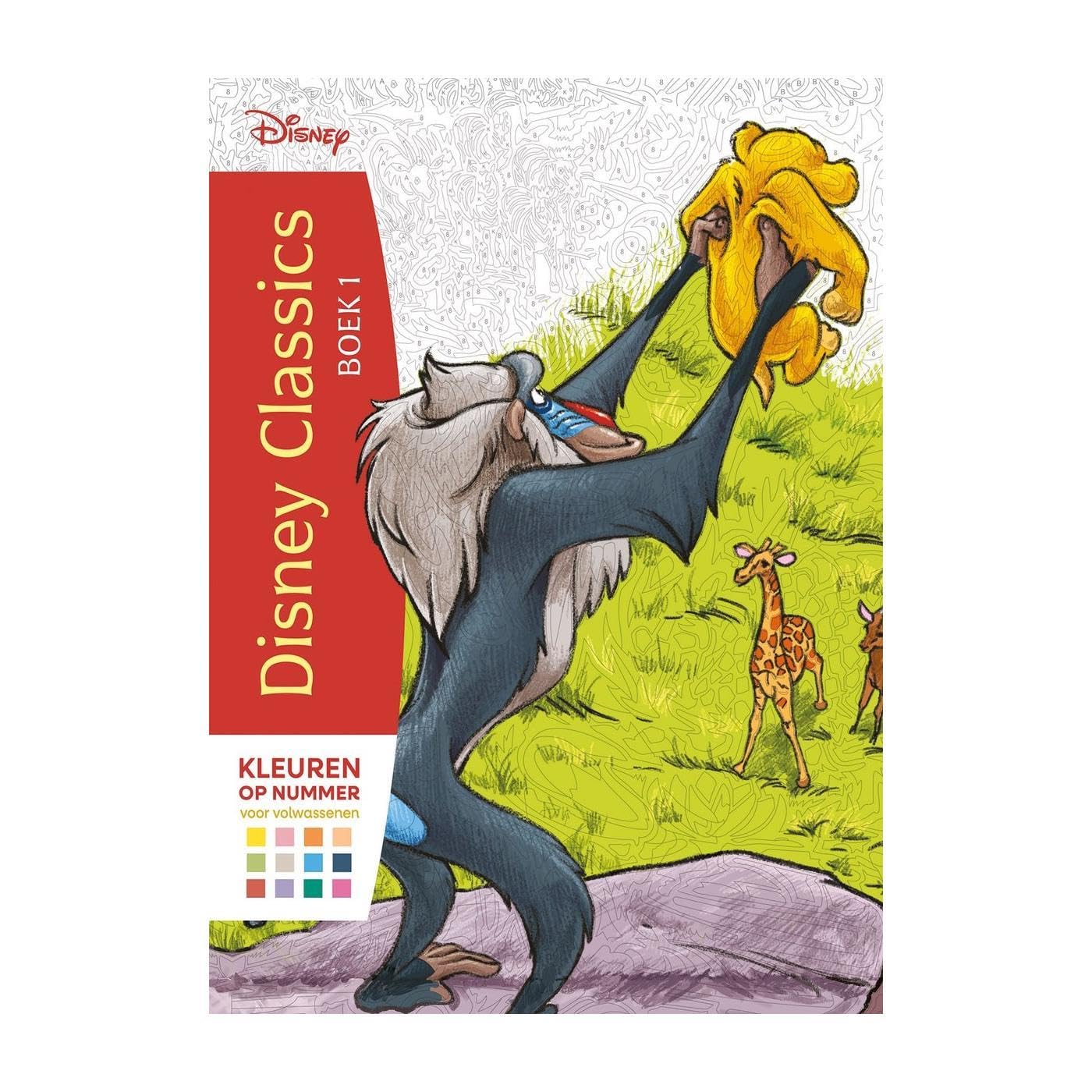 Deltas - Disney Classics Boek 1 - Kleuren op Nummer Voor Volwassenen