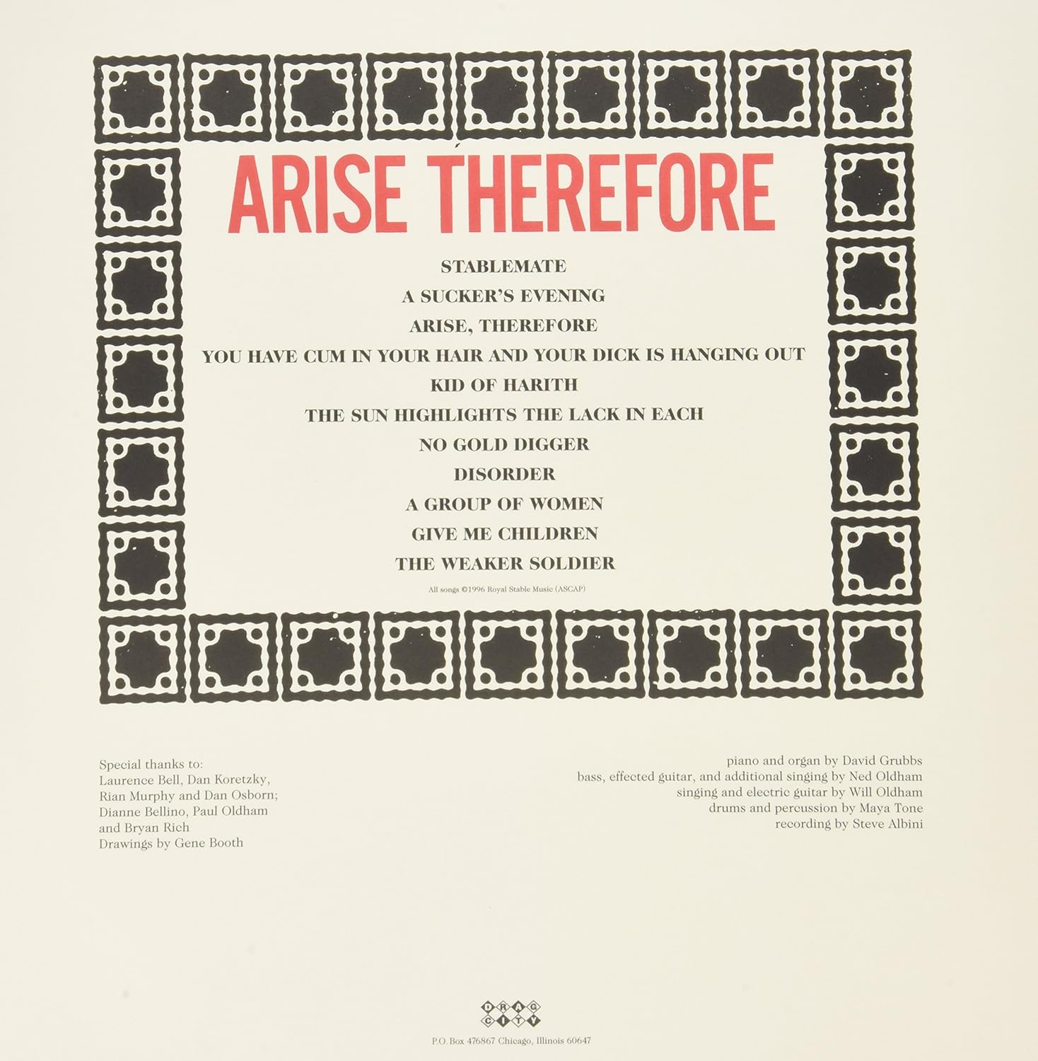 Arise Therefore