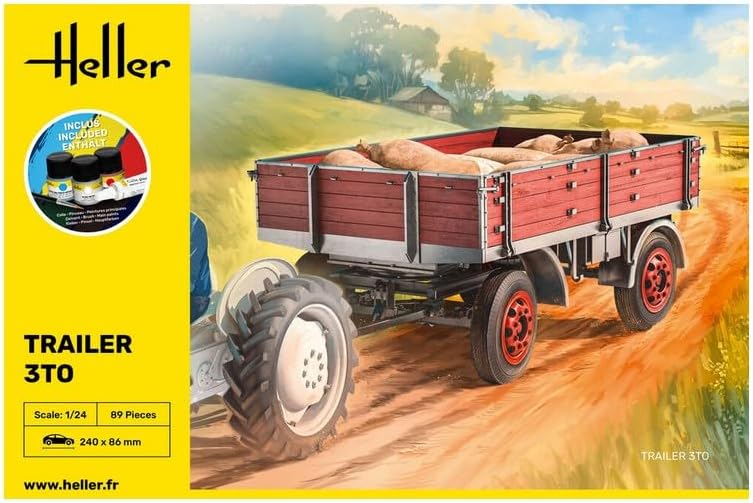 Heller 1:24 Gift Set - Trailer 3to