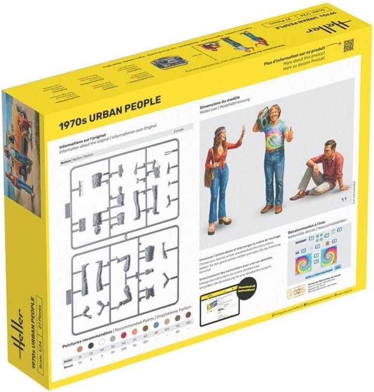 Heller 1:24 Gift Set - 1970s Urban People