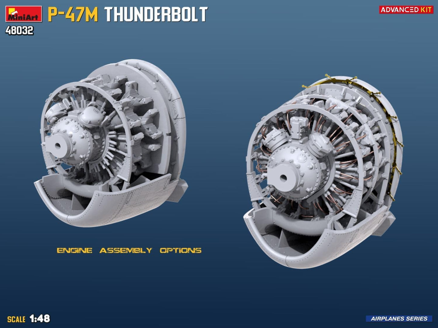 Miniart 1:48 - P-47M Thunderbolt, Advanced Kit