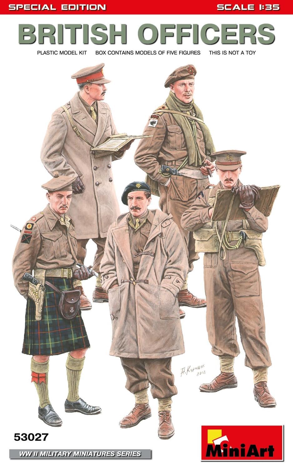 Miniart 1:35 - British Officers SpecEdt (35165