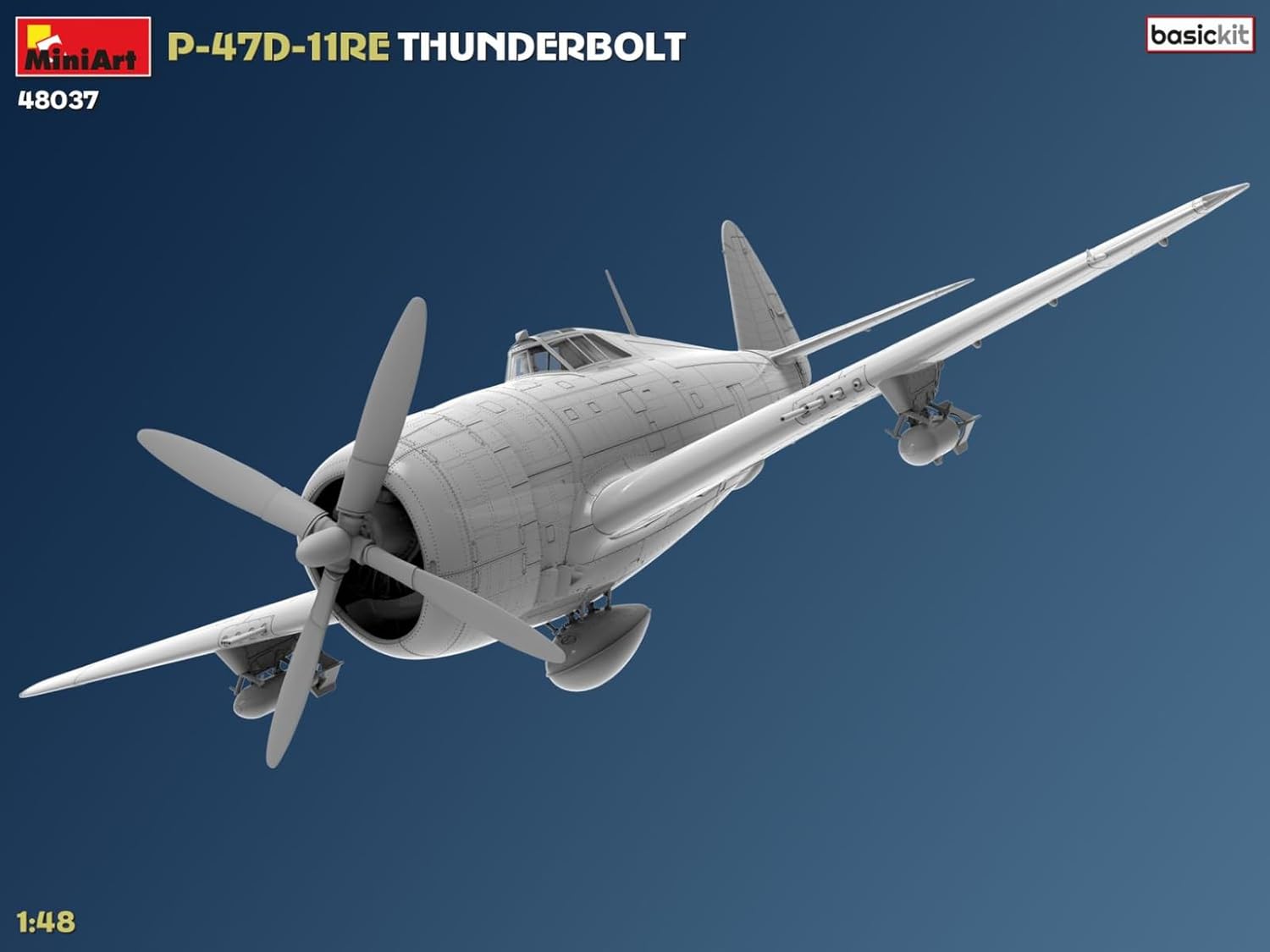Miniart 1:48 - P-47D-11R Thunderbolt Basic Kit