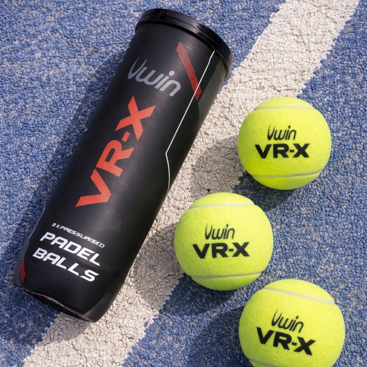 Uwin VR-X Padel Balls (Tube of 3)