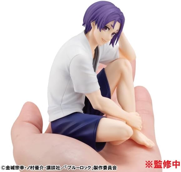 Blue Lock G.E.M. Series Pvc Statue Reo Mikage Palm Size 9 Cm
