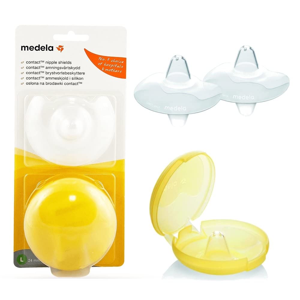 Medela - Contact Nipple Shields - Transparent - S, 24 Mm, 2 Pcs