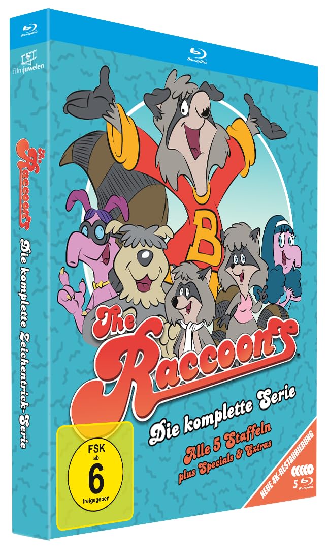Die Raccoons - Die komplette Serie (neue 4K-Restaurierung aller 5 Staffeln plus Specials & Extras