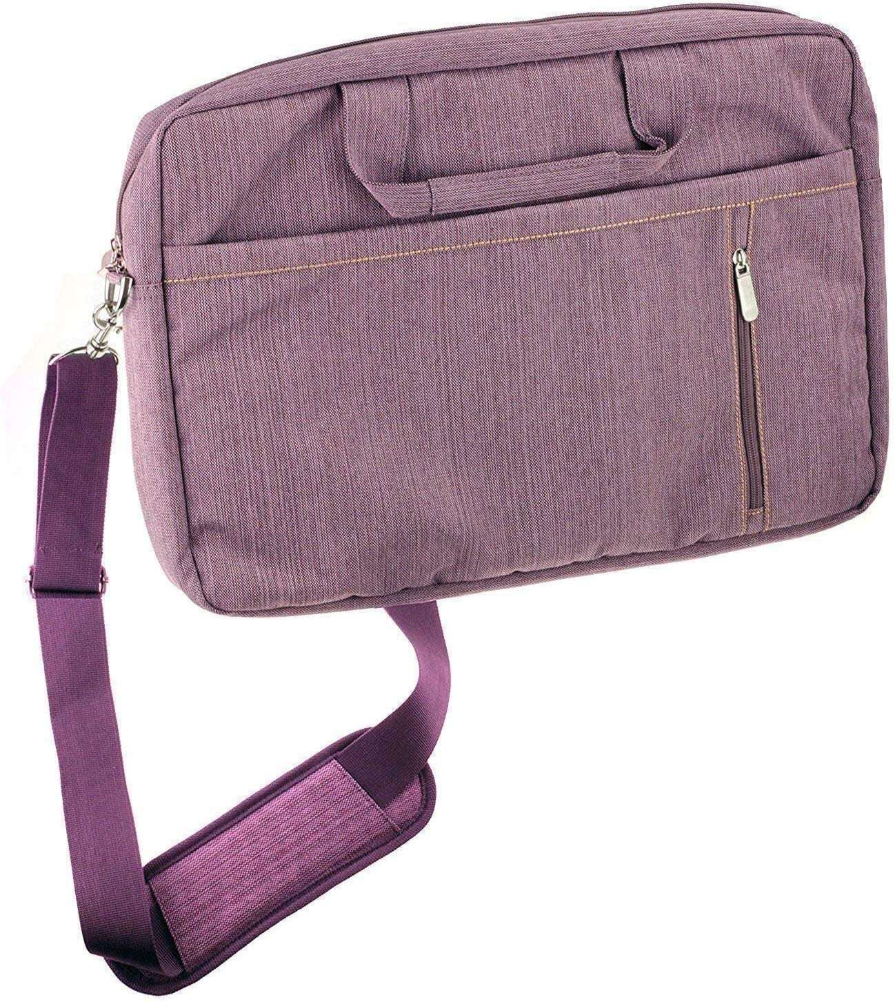 Navitech Purple Water Resistant Graphics Tablet Bag For Wacom MovinkPad Pro 14 Drawing Tablet