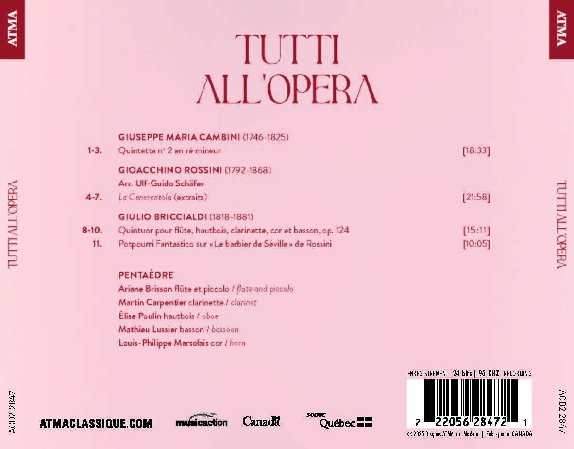 Pentaèdre: Tutti All'opera