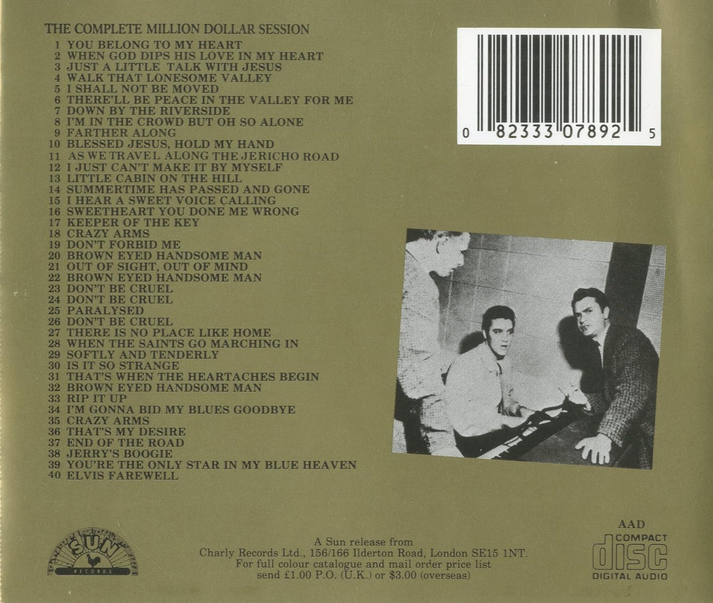 The Complete Millions Dollar Session - Sun Records - December 4, 1956