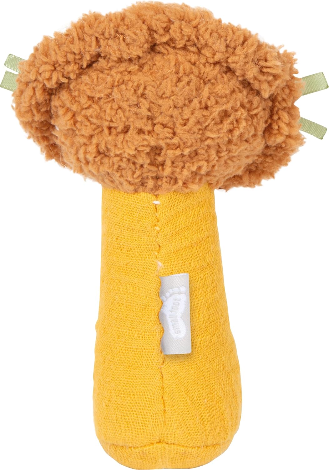 Small Foot - Small Foot - Stoffen Grijpspeelgoed met Rammelaar Kleine Leeuw