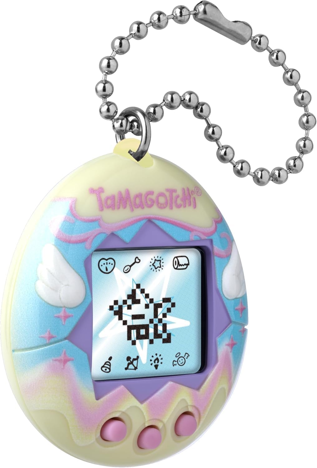 Bandai 42993, Tamagotchi-engel, virtueel huisdier, meerkleurig, elektronisch speelgoed voor kinderen vanaf 8 jaar