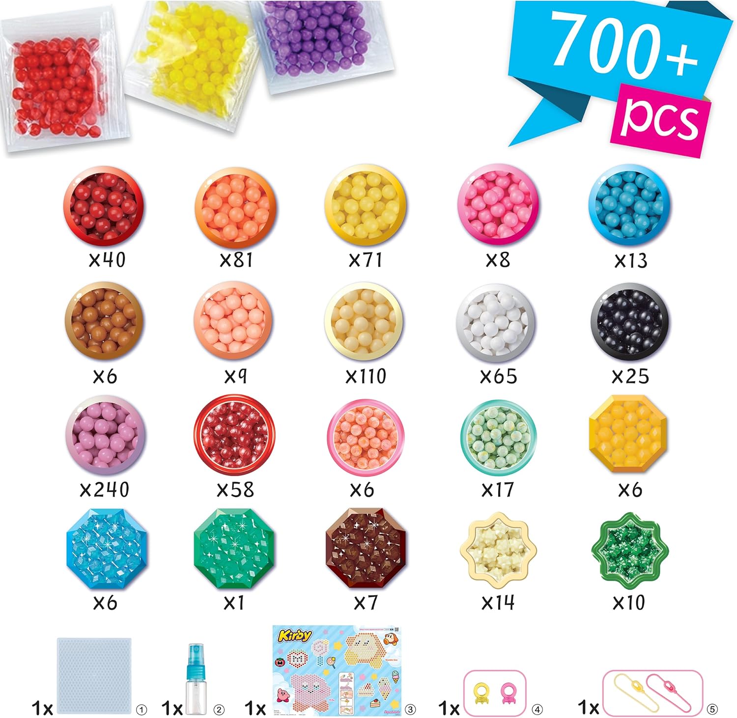 Aquabeads - Kirby Keychain - Craft Kit (36164)